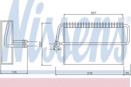 Випарник NISSENS 92162