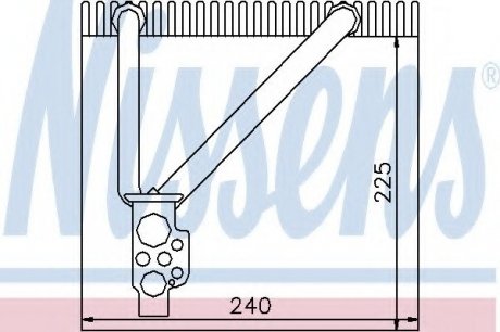 Испаритель NISSENS 92164