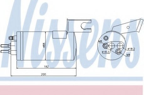 Осушувач,кондиціонер NISSENS 95368