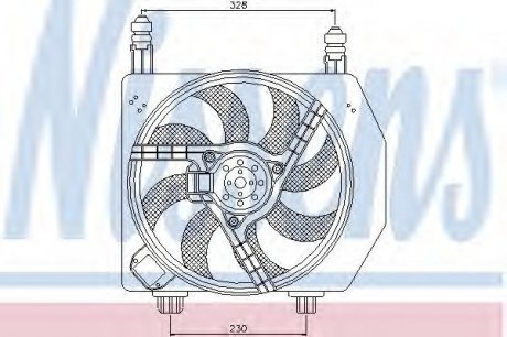 Вентилятор NISSENS 85172