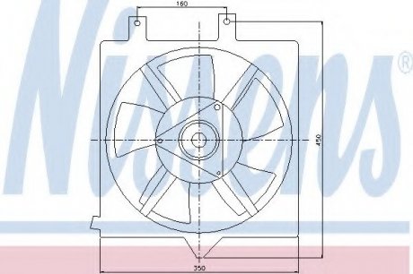 Вентилятор NISSENS 85281