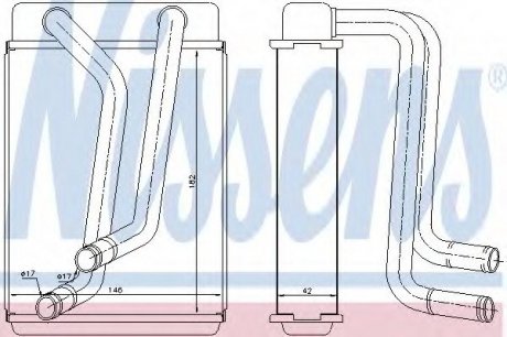 Отопитель NISSENS 77508