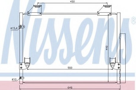 Радиатор кондиционера NISSENS 940083