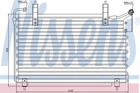 Радиатор кондиционера NISSENS 94399