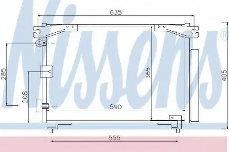 Радіатор кондиціонера NISSENS 94769