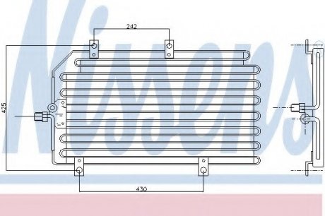 Радіатор кондиціонера NISSENS 94816