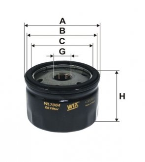 Фільтр оливний WIX WL7064 (фото 1)