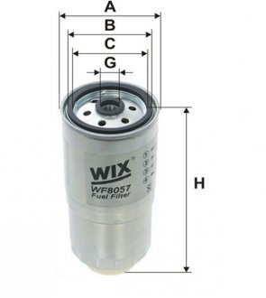 Топливный фильтр FILTERS WIX WF8057