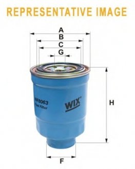 Паливний фільтр FILTERS WIX WF8062 (фото 1)