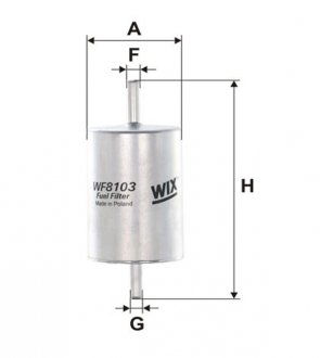 Топливный фильтр FILTERS WIX WF8103
