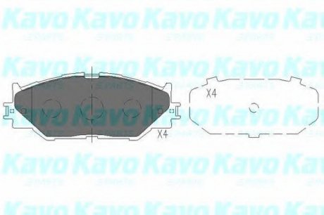 Тормозные колодки KAVO PARTS KBP-9094 (фото 1)