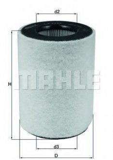 Повітряний фільтр KNECHT MAHLE\KNECHT LX 1792