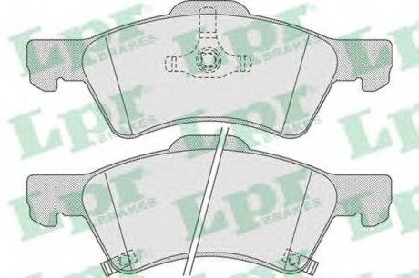 Тормозные колодки LPR 05P1006