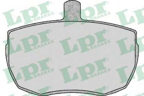 Гальмівні колодки до дисків LPR 05P140 (фото 1)