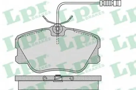 Тормозные колодки LPR 05P986