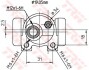 Колесный тормозной цилиндр TRW TRW BWD134 (фото 2)