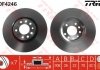 Диск гальмівний (1 шт.) OPEL/SAAB Astra/Corsa/Zafira/9-3/9-5 "F D=308mm "04>> TRW TRW DF4246 (фото 1)