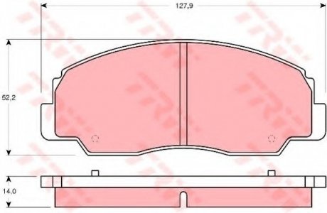 Тормозные колодки TRW TRW GDB1134