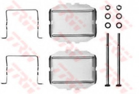 Комплектующие колодки дискового тормоза TRW TRW PFK211