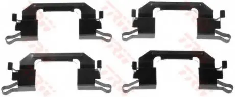 Фото запчасти Комплектующие колодки дискового тормоза TRW TRW PFK513 Комплектующие колодки дискового тормоза TRW TRW PFK513