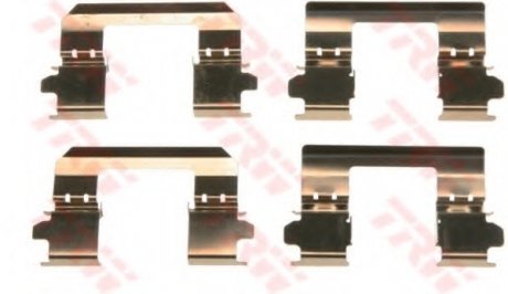 Комплектующие колодки дискового тормоза TRW PFK578 (фото 1)