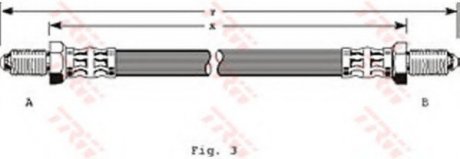 Гальмівний шланг TRW TRW PHC197