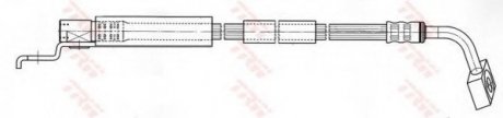 Тормозной шланг TRW TRW PHD401