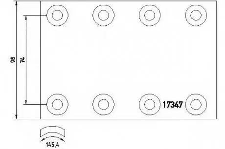 Тормозные колодки TEXTAR 1734703