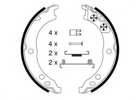 Тормозные колодки TEXTAR 91064800