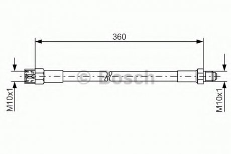 Гальмівний шланг BOSCH 1987476235