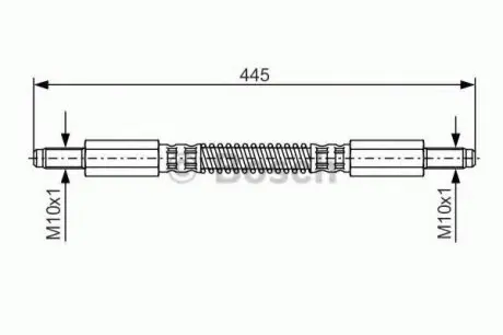 Гальмівний шланг BOSCH 1987476925