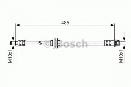 Тормозной шланг BOSCH 1987476827