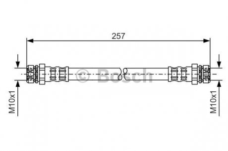 Гальмівний шланг BOSCH 1987476101 (фото 1)
