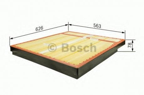 Фільтр повітря F 026 400 094 BOSCH F026400094 (фото 1)