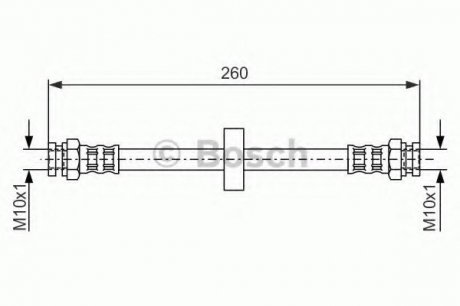 Тормозной шланг BOSCH 1987476092