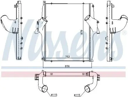 Интеркулер NISSENS 97068