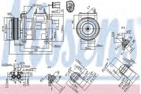 Компресор кондиціонера NISSENS 89147