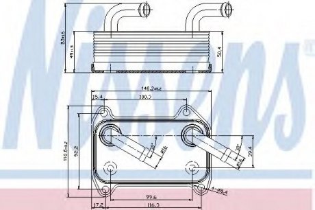 Масляный радиатор NISSENS 90707