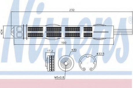 Осушитель NISSENS 95455 (фото 1)