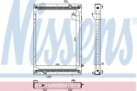 Радіатор NISSENS 67195
