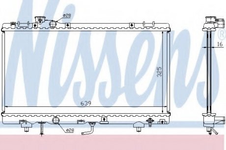 Радіатор NISSENS 647041