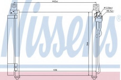 Радиатор кондиционера NISSENS 940172