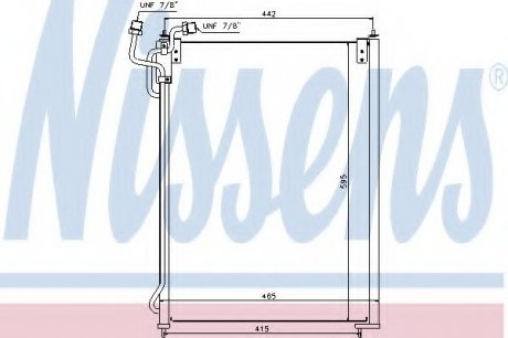 Радиатор кондиционера NISSENS 940180