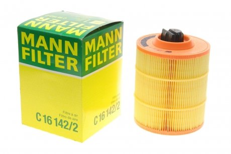 Фільтр повітряний двигуна MANN-FILTER MANN (Манн) C 16 142/2