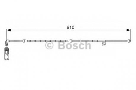 Датчик зносу гальмівних колодок (передніх) BMW Z4 (E86) 06-08 (L=610mm) 1 987 473 047 BOSCH 1987473047