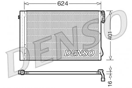 Конденсатор кондиционера DENSO DCN05011 (фото 1)