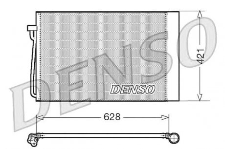 Конденсатор кондиционера DENSO DCN05018 (фото 1)