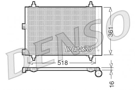 Конденсатор кондиціонера DENSO DCN07006