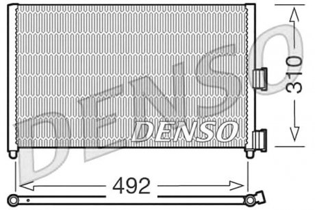 Конденсатор кондиционера DENSO DCN09071 (фото 1)
