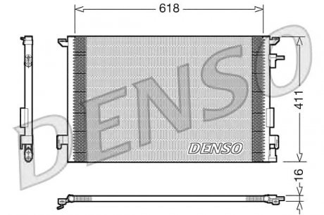 Конденсатор кондиціонера DENSO DCN20031 (фото 1)